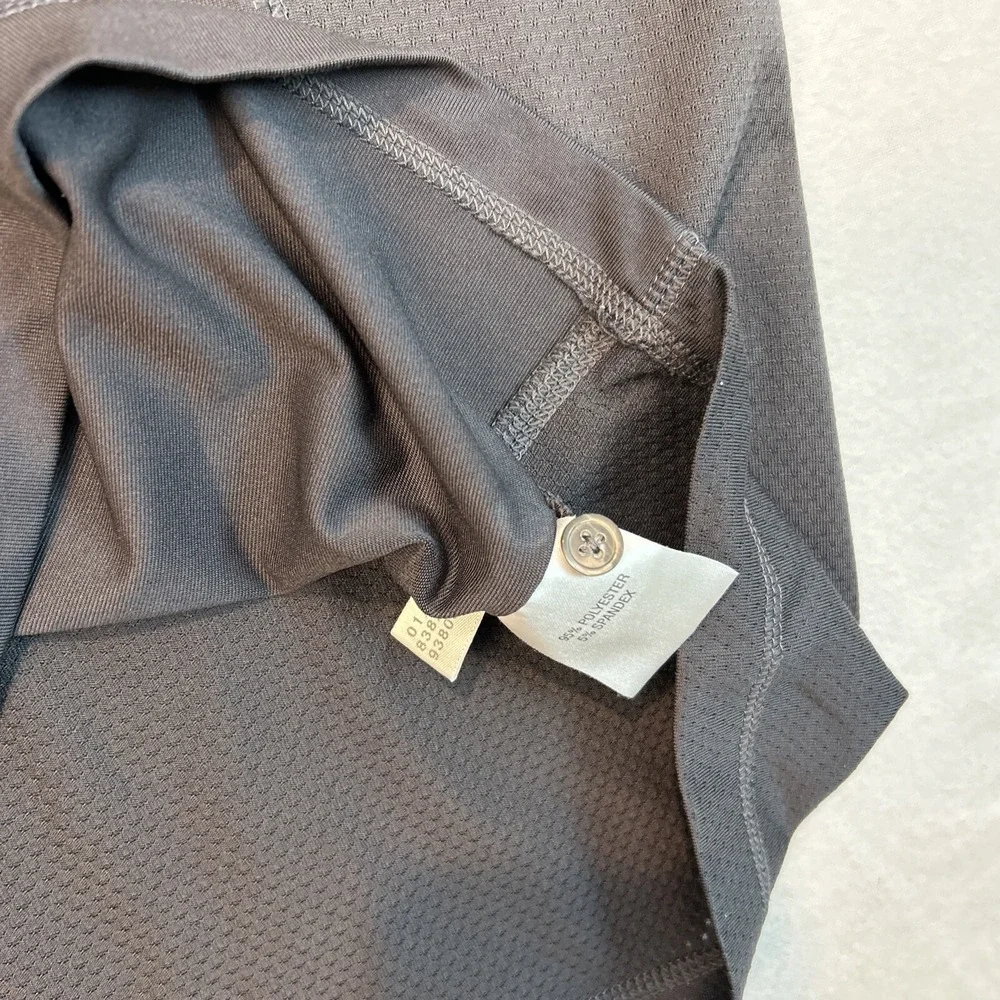 Adidas Mens Golf Polo Shirt Medium The Bull Jack Nicklaus Gray ClimaCool Polo